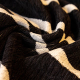 Black Geometry Couch Cover