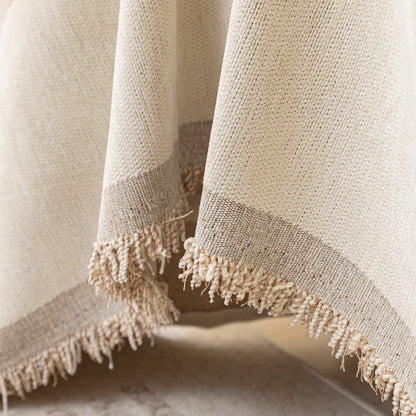 Cream Waves Couch Cover (Reversible)