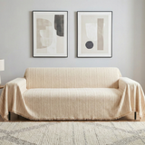 Cream Chevron Couch Cover